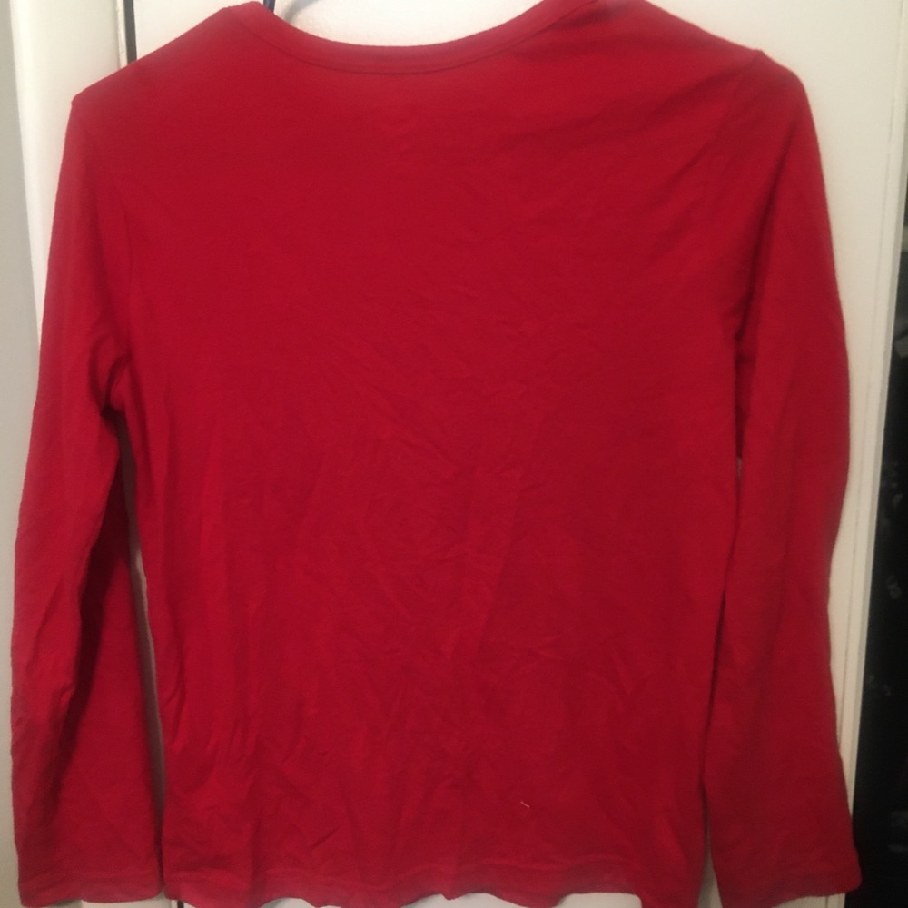 Boys Size Large Red Long-Sleeved Shirt